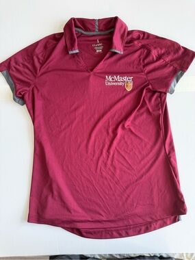 McMaster University Maroon Polo Shirt